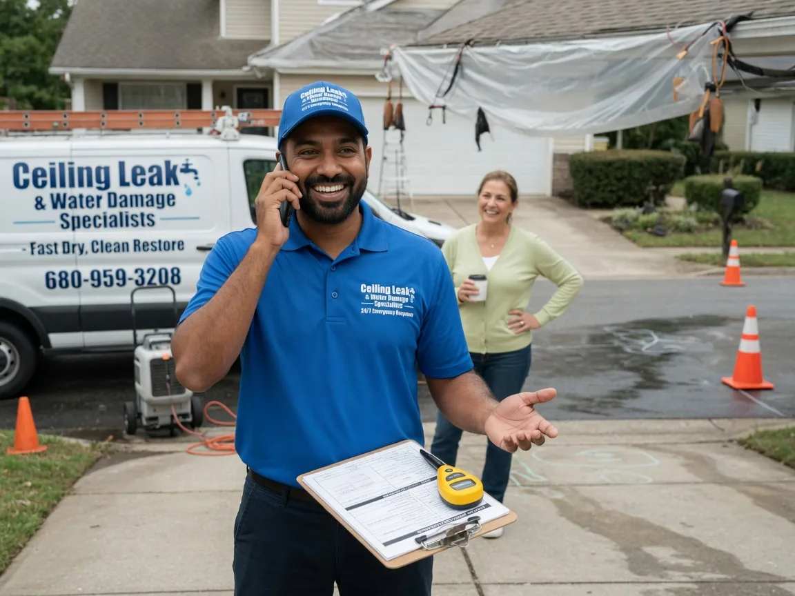 Ceiling Leak Cleanup Trout Run, PA FAQs